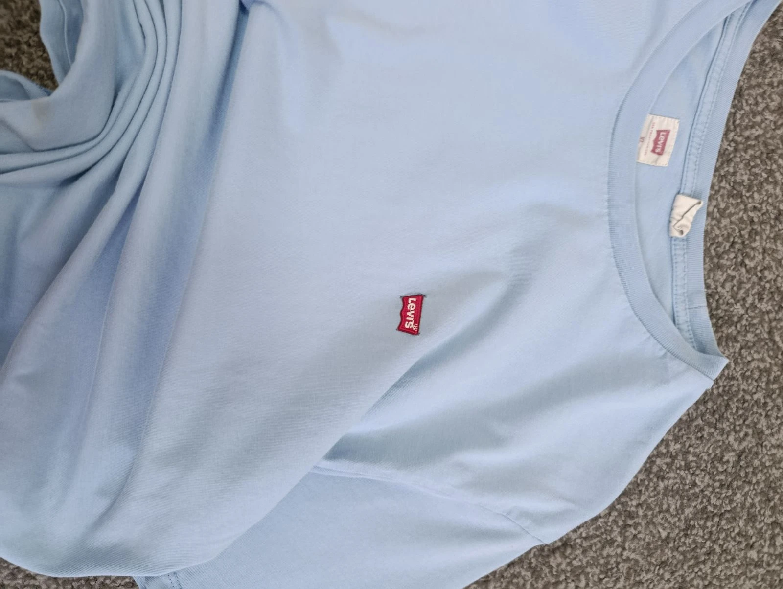 Levis Oversize Vinegar Light Blue T-Shirt Size XL – photo 2